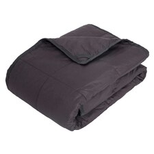 Highams Cotton Quilted Weighted Blanket 6kg, 125x180cm - Grey