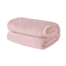 Brentfords Ultra Soft Blanket Fleece, 150x200cm - Blush Pink