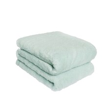 Brentfords Teddy Fleece Throw Blanket, 150x200cm - Duck Egg Blue