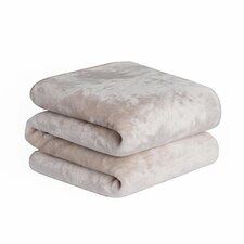 Dreamscene Luxury Faux Fur Mink Fleece Blanket, 125x150cm - Mink