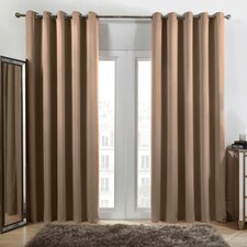 Dreamscene Soft Thermal Blackout Eyelet Curtains, 117x182cm