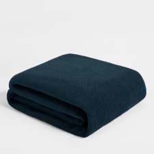 Brentfords Microfibre Quick Dry Beach Bath Towel, 71x152cm - Navy Blue