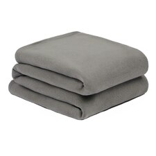 Dreamscene Luxury Plain Fleece Blanket Bedspread, 150x200cm