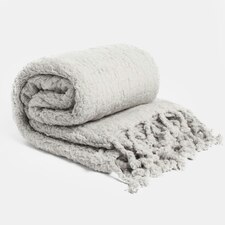 OHS Sherpa Fleece Throw Blanket Tassel, 125x150cm