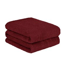 Brentfords Soft Plush Teddy Fleece Blanket Throw, 150x200cm - Wine Red