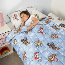 Paw Patrol Kids Weighted Blanket 3kg Sensory Sleep Therapy, 100x150cm - Blue