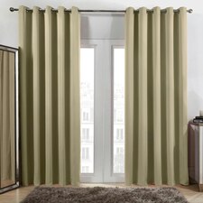 Dreamscene Thermal Blackout Eyelet Curtains, 46x54" - Sage Green