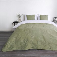 OHS Leaf Pinsonic Blanket Quilted Bedspread, 150x200cm