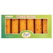 Regal Cake Rusks Egg Free 18 Pieces 378G