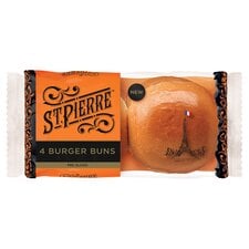 St Pierre 4 Burger Buns