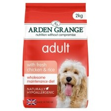 Arden Grange Adult Dog Food With Fresh Chicken and Rice 2kg