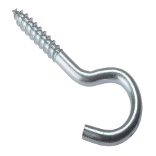 Forgefix Screw Hook Zp 80 X 12Ga Bag 10