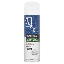 Tusk Sensitive Shaving Foam Aloe Vera 250Ml