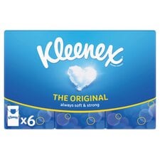 Kleenex Original Pocket Pack Tissues 6 Pack