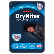 Huggies DryNites Boy 3-4 Years 16 Pyjama Pants