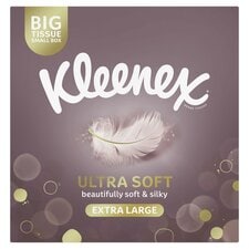 Kleenex Ultra Soft XL Tissues Compact Box 40 Sheets