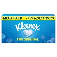 Kleenex Original Tissues MEGA Box 75% more tissues 112 Sheets