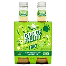 Fentimans Fruity Apple & Elderflower Drink 4X250ml