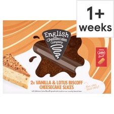 English Cheesecake Company Ltd Vanilla Cheesecake With Lotus Biscoff 214G