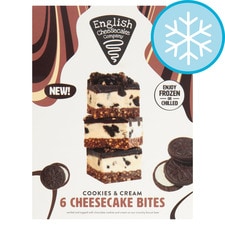 English Cheesecake Company Ltd 6 Cookies & Cream Cheesecake Bite 225G