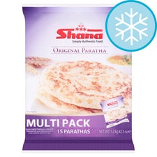 Shana Plain Multipack Paratha 15 Pack 1.2Kg