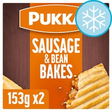 Pukka 2 Sausage & Bean Bakes 306G