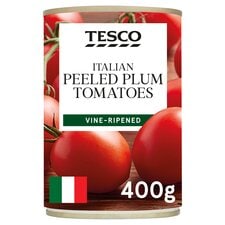 Tesco Italian Peeled Plum Tomatoes 400G