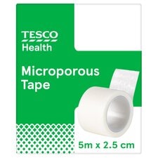 Tesco Health Microporous Tape 5Mx2.5Cm