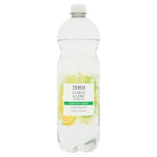 Tesco Sparkling Water Lemon & Lime 1 Litre
