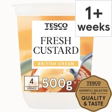 Tesco Fresh Custard 500G