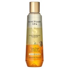 Sanctuary Spa Three-phase Shower Oil Golden Sandalwood Scent 200ml