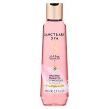 Sanctuary Spa Ultra Rich Shower Oil Lily & Rose Scent 200ml