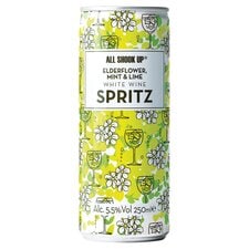 All Shook Up Spritz Elderflower Mint & Lime250ml