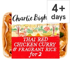 Charlie Bigham's Thai Red Chicken Curry & Rice 835G