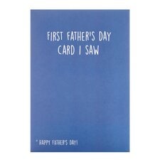 Emotional Rescue Father's Day Card First Father's Day Card I Saw