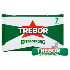 Trebor Extra Strong Peppermint Mints 7 Pack Multipack 289.1g