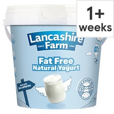 Lancashire Farm Natural Fat Free Yogurt 1Kg