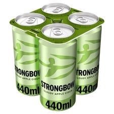 Strongbow Cloudy Apple Cider Can 4x440ml