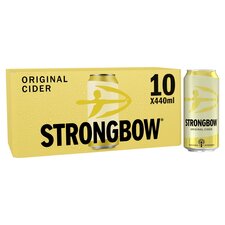 Strongbow Original Cider Can 10x440ml