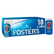 Foster's Lager Beer Can 18x440ml