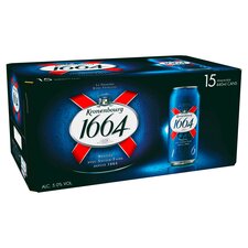 Kronenbourg 1664 Lager Beer Can 15x440ml