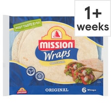 Mission Deli Original Wraps Super Soft 6 Pack 367G