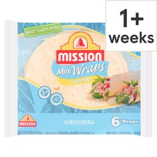 Mission Deli 6 Original Mini Wraps 186G