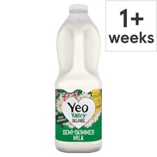 Yeo Valley Organic Semi-Skimmed Fresh Milk 2L