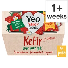 Yeo Valley Organic Strawberry Kefir Yogurt