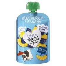 Yeo Valley Little Yeos Blueberry & Banana Organic Yogurt 85G