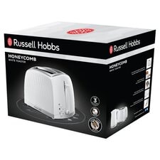 Russell Hobbs Honeycomb Toaster White