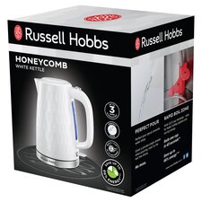 Russell Hobbs Honeycomb Kettle - White