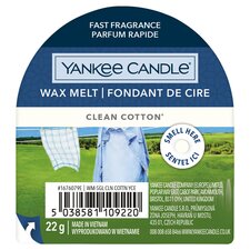 Yankee Clean Cotton Wax Melt 22G