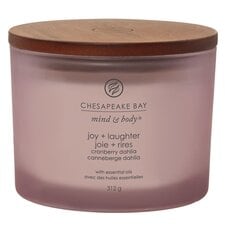 Chesapeake Multi Wick Candle Joy & Laughter (Cranberry Dahlia) 312g